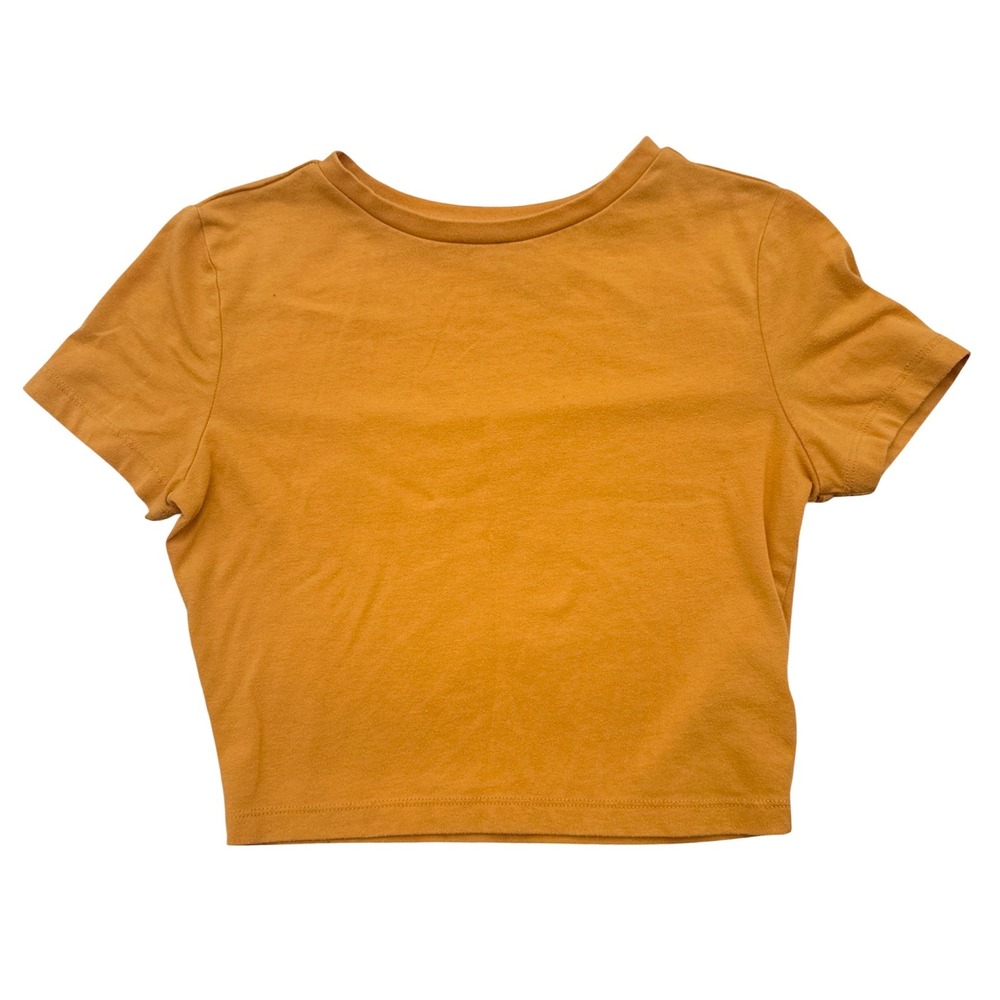 Wild Fable Womens‎ Mustard Yellow Short Sleeve T-Shirt Size S